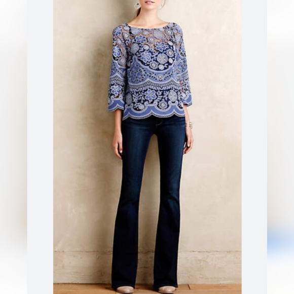 ANTHRO | HD in Paris Lace Top - Picture 2 of 7